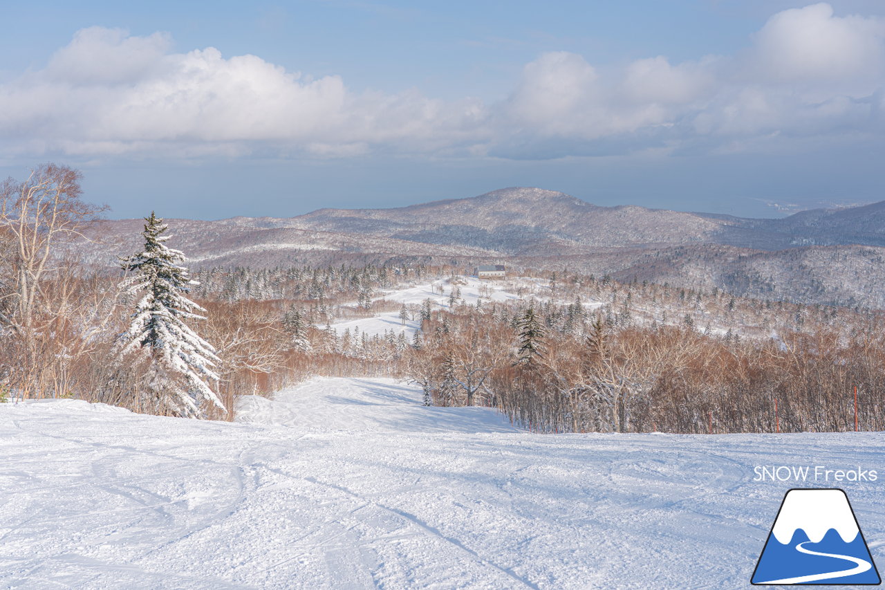 札幌国際スキー場｜積雪100cm超え！名物の急斜面『ダウンヒルコース』を含む、全てのコースが気持ち良～く滑走可能です(^^)/